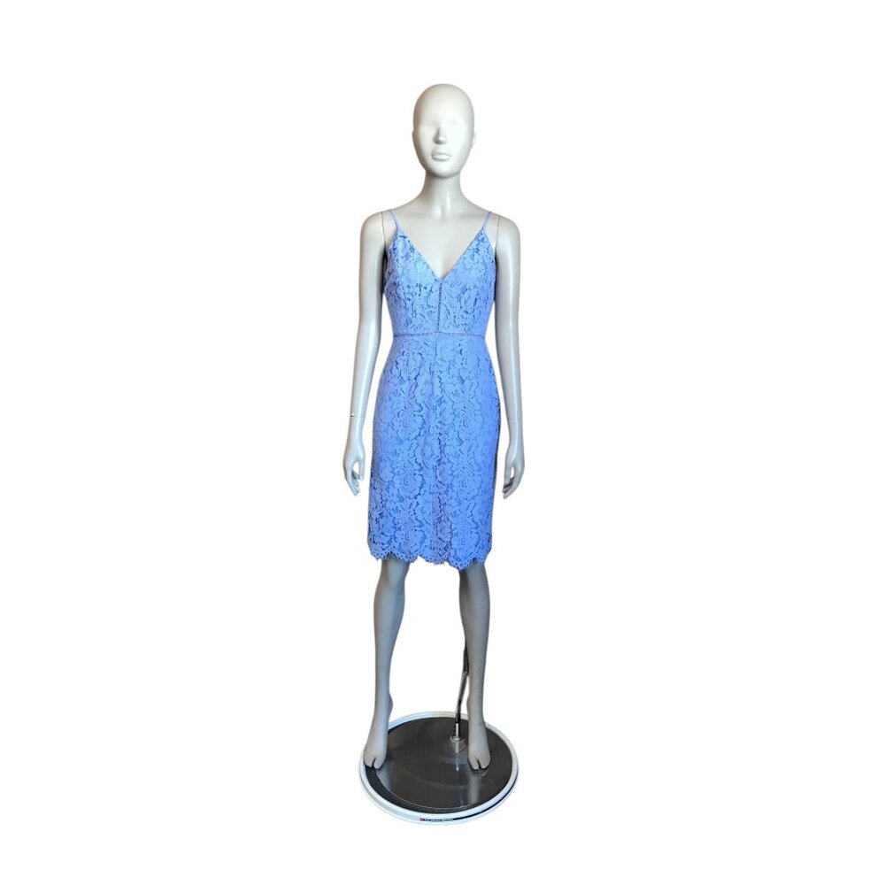 ASTR the Label Blue Lace A Line Dress
